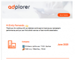 Email Reporting via Adplorer